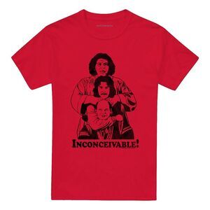 The Princess Bride Unisex Adult Inconceivable! T-Shirt / Red